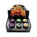 GRINDER (GR154-52) 3 PARTS CRYSTAL BALL ASSORTED DESIGN 52MM