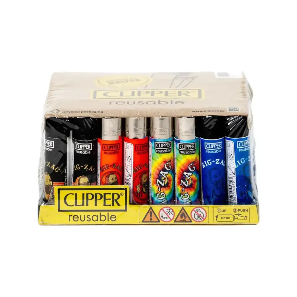 CLIPPER LIGHTERS 48CT ZIG ZAG 2 (42646)