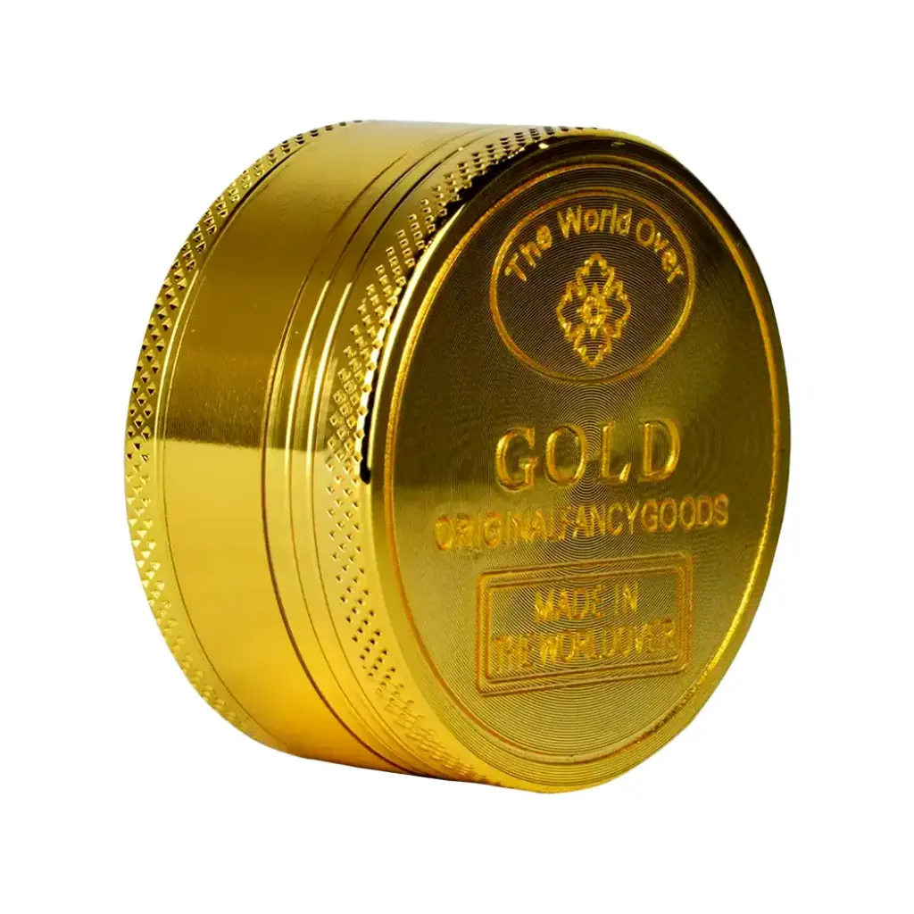 GRINDER (GR076) 50MM 3 PART WITH GOLD COINS
