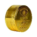 GRINDER (GR076) 50MM 3 PART WITH GOLD COINS