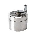 GRINDER 60MM 4 PARTS HAND CRANK WITH WINDOW 1CT (GR120)