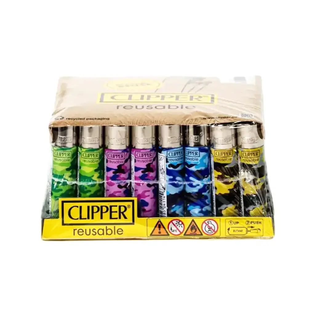 CLIPPER LIGHTERS 48CT CAMOUFLAGE (42660)