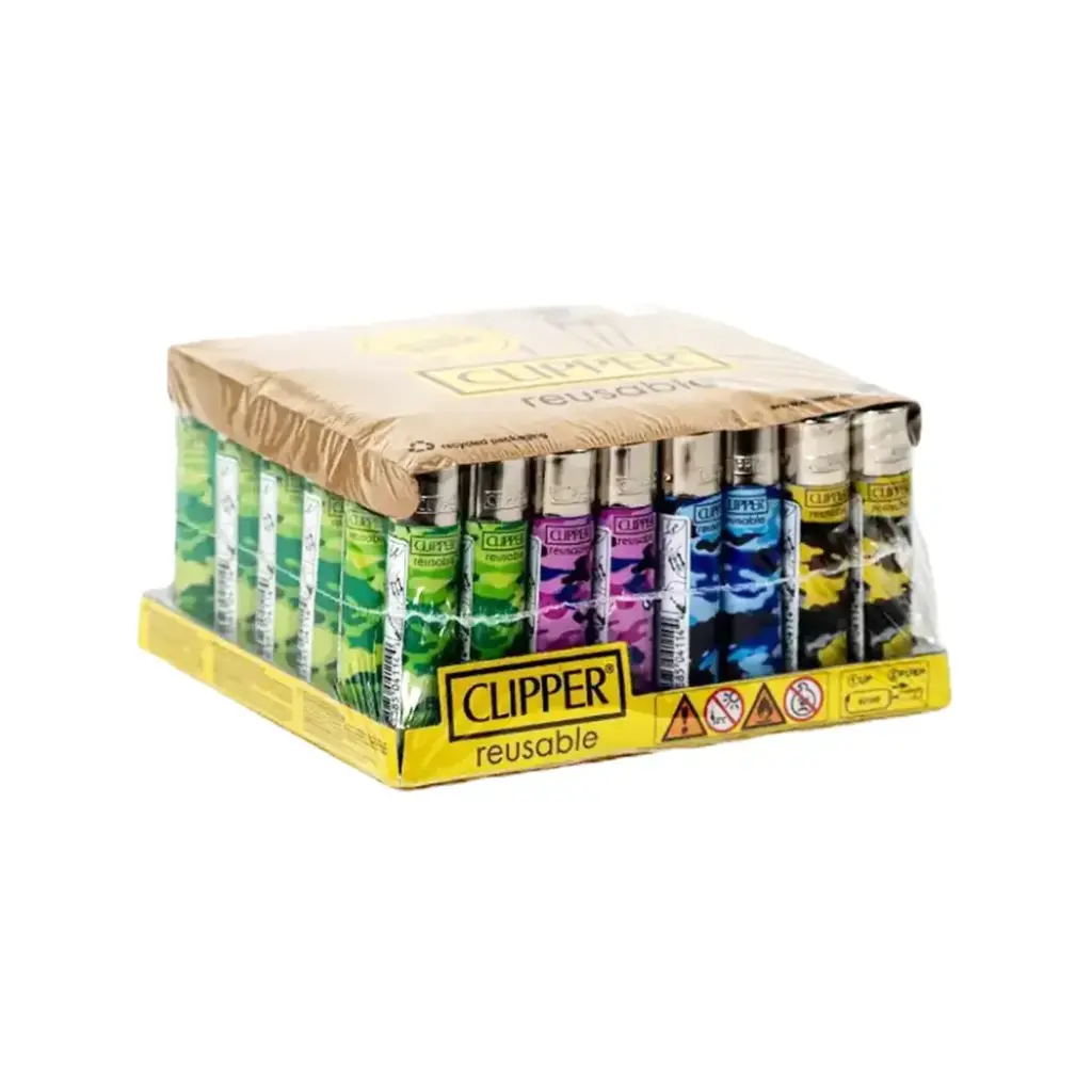 CLIPPER LIGHTERS 48CT CAMOUFLAGE (42660)