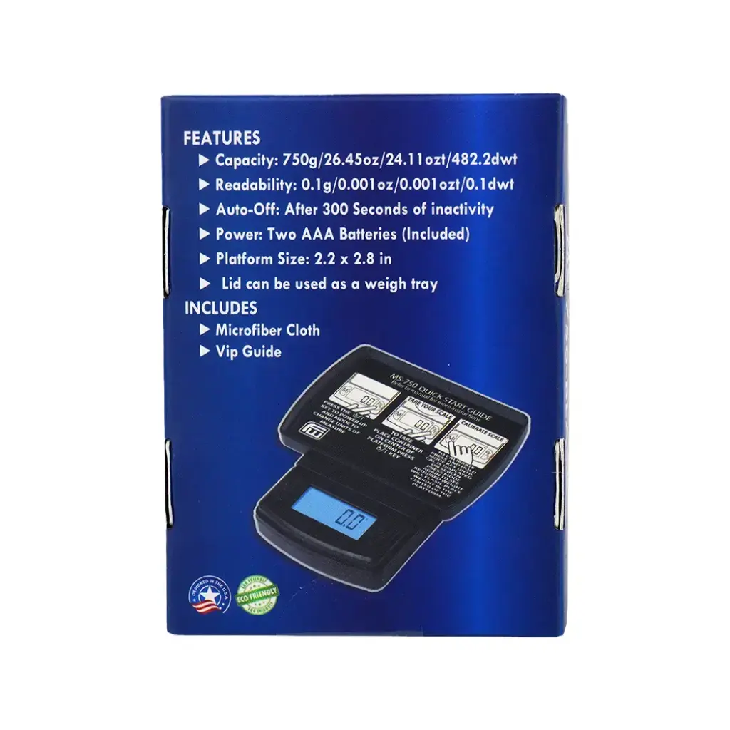 SCALE FAST WEIGH MS-750 DIGITAL POCKET SCALE