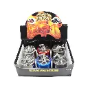 GRINDER 60MM 4 PARTS HAND CRANK WITH WINDOW 1CT (GR120)