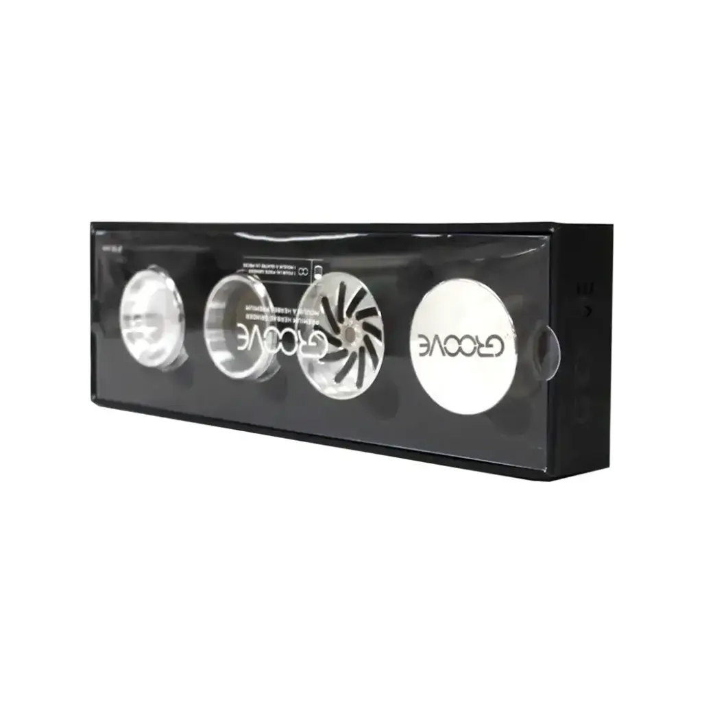 GROOVE GRINDER SET 1CT SILVER
