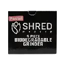 SHRED MASTER 4PC-55MM HEMP GRINDER 16PK PASTEL COLORS (S-4PC-P)