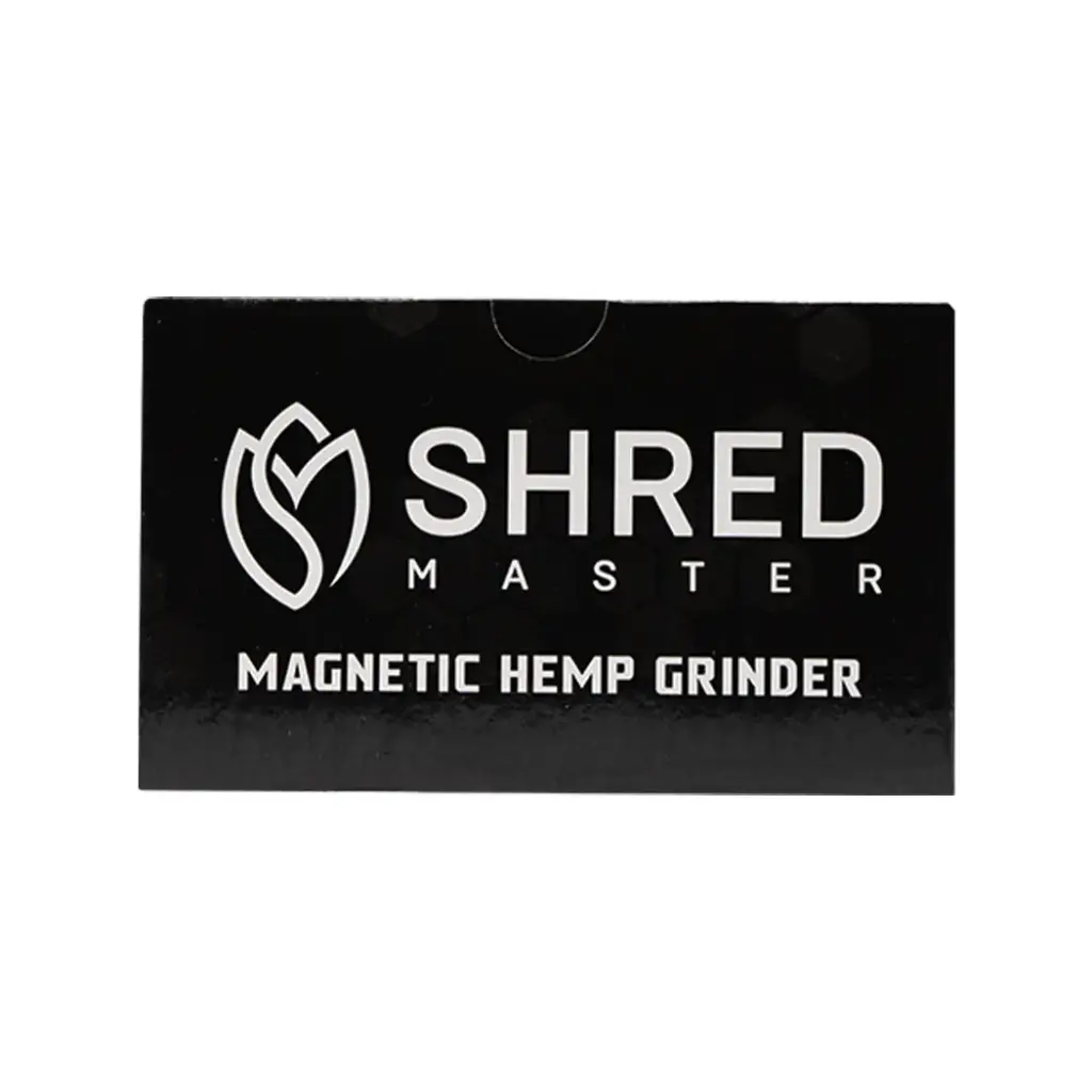 SHRED MASTER 12PK-60MM HEMP GRINDER 2PC MAGNET (L-4PC-R)
