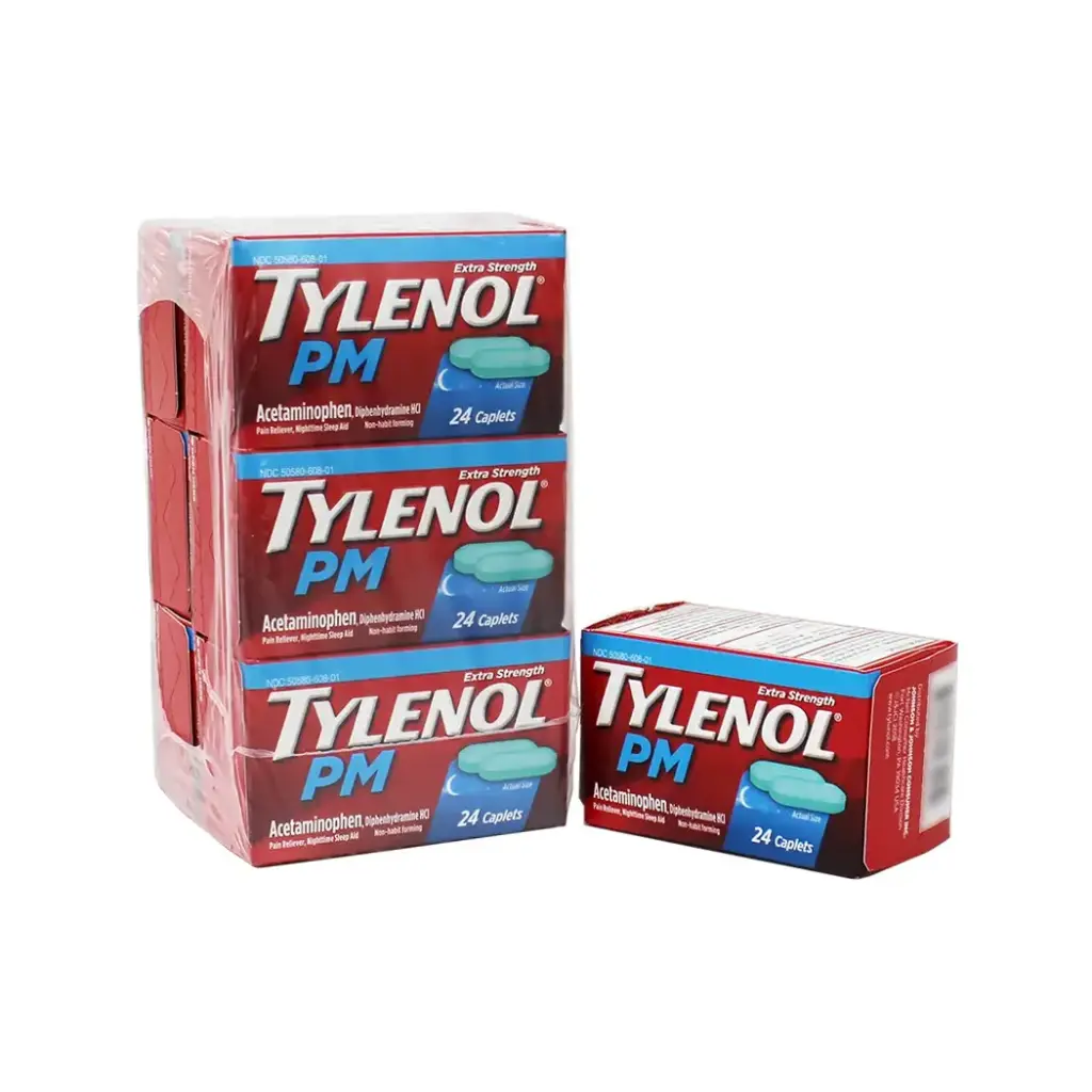TYLENOL PM 24 CAPLETS