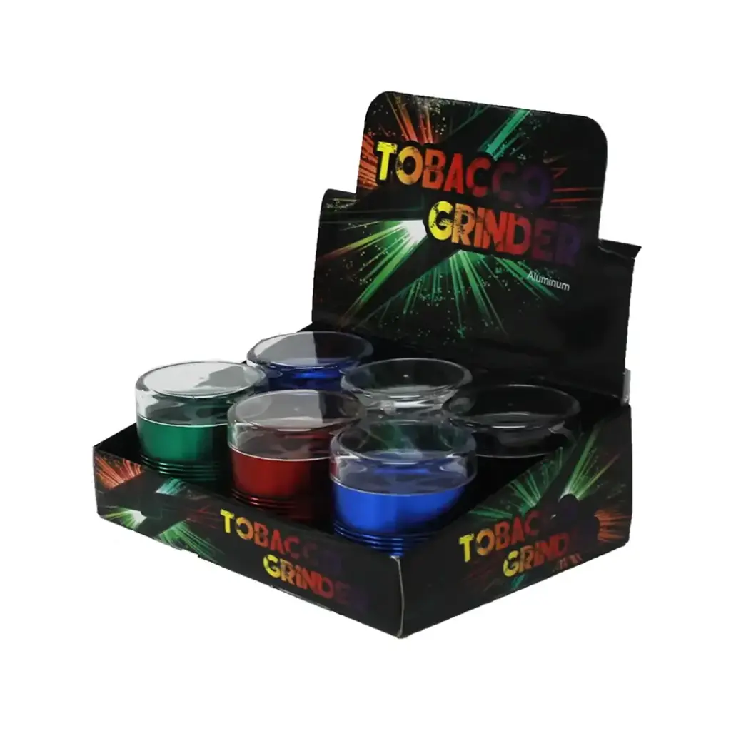 GRINDER (GR145-63) 5 PARTS ALUMINUM CLEAR TOP 63MM