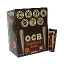 OCB VIRGIN 1 1/4 CONE UNBLEACHED 32-6 PACKS