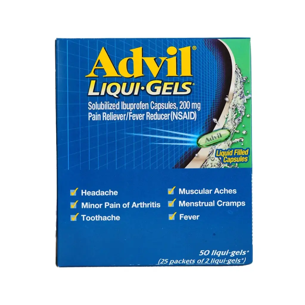 ADVIL LIQUIGEL DISPENSER 25 X 2'S