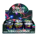 GRINDER (GR158-63WRB) 4 PARTS RAINBOW COLOR 3D PATTERN 63MM
