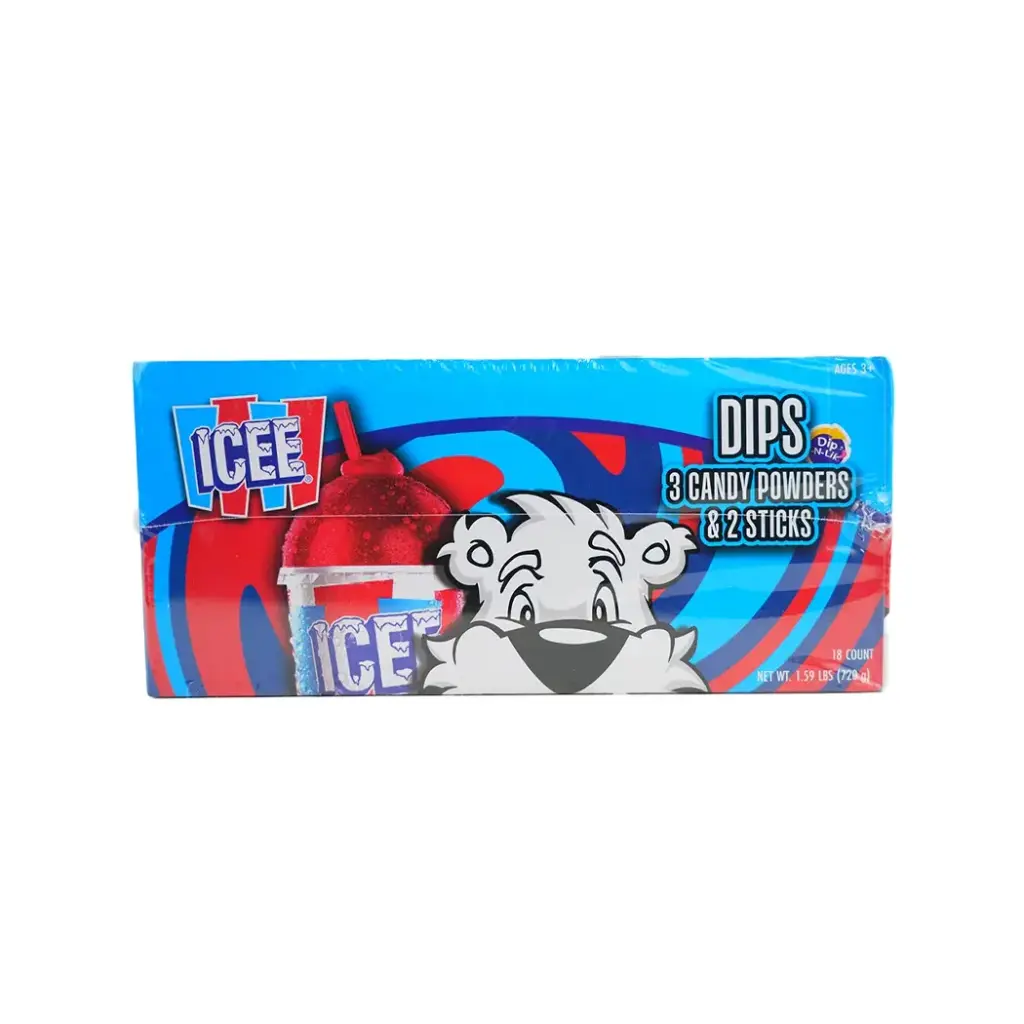 KOKO'S 18CT ICEE DIPS 3 CANDY POWDERS & 2 STI
