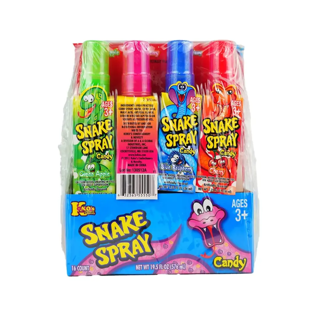 KOKO'S 16CT SNAKE SPRAY CANDY
