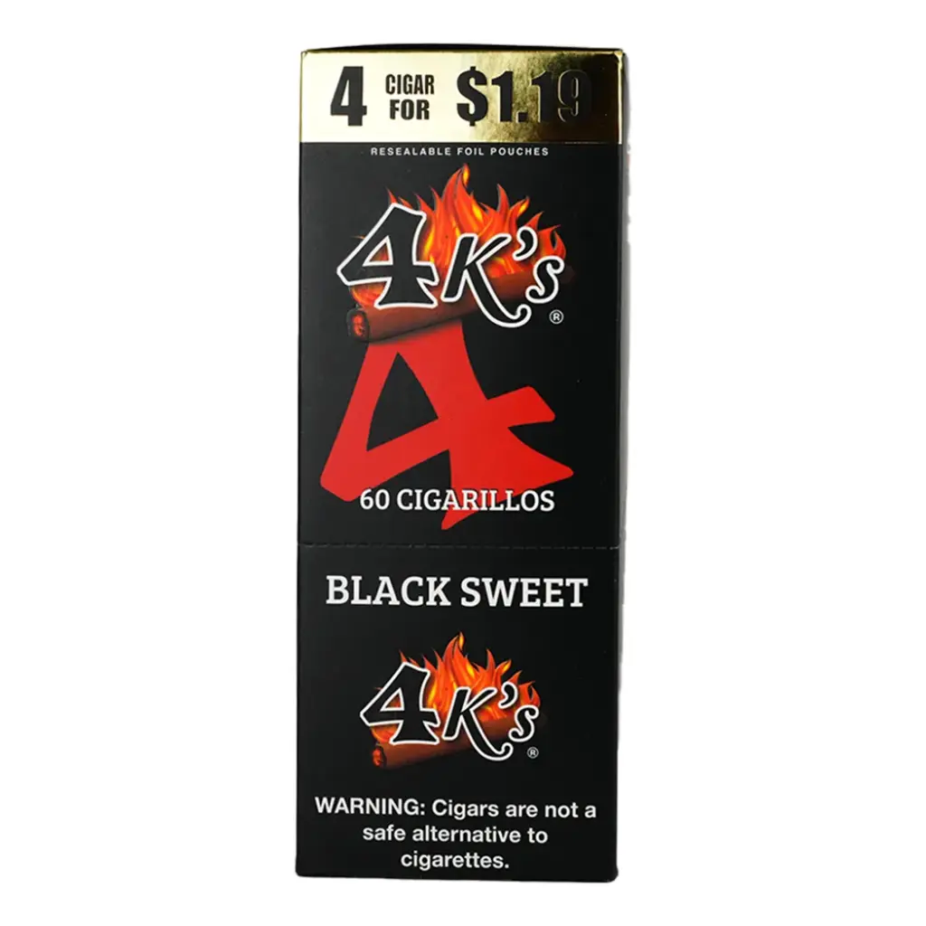 GT 4 KINGS BLACK SWEET 4 FOR $0.99 15 PK