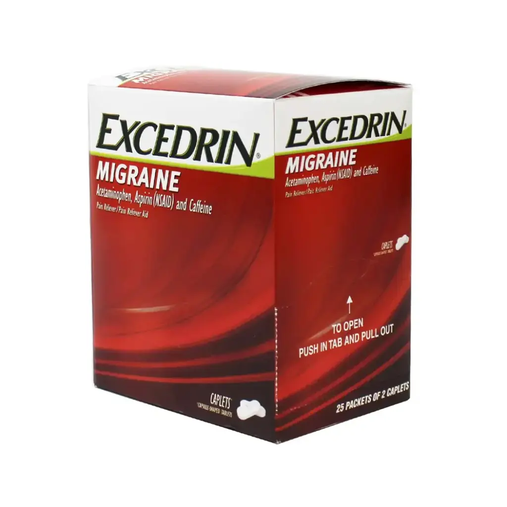 EXCEDRIN MIGRAINE DISPENSER 25 X 2'S