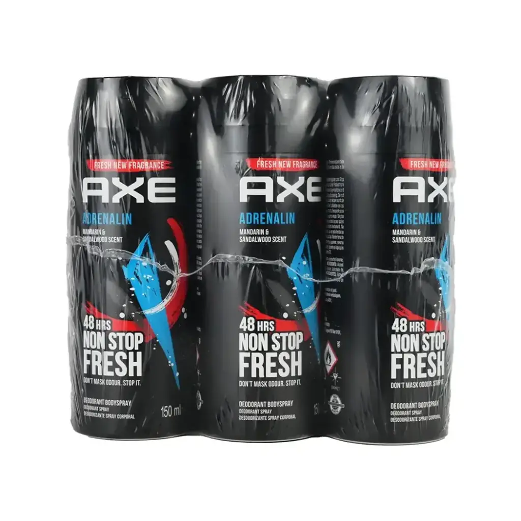 AXE DEODORANT SPRAY 150 ML ADRENALIN