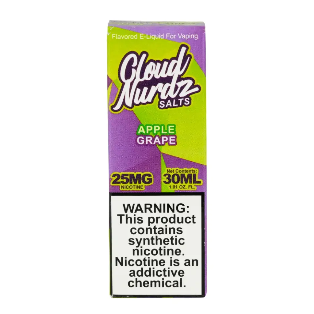 CLOUD NURDZ SALTS SYNTHETIC NICOTINE 30ML E-JUICE 25 MG