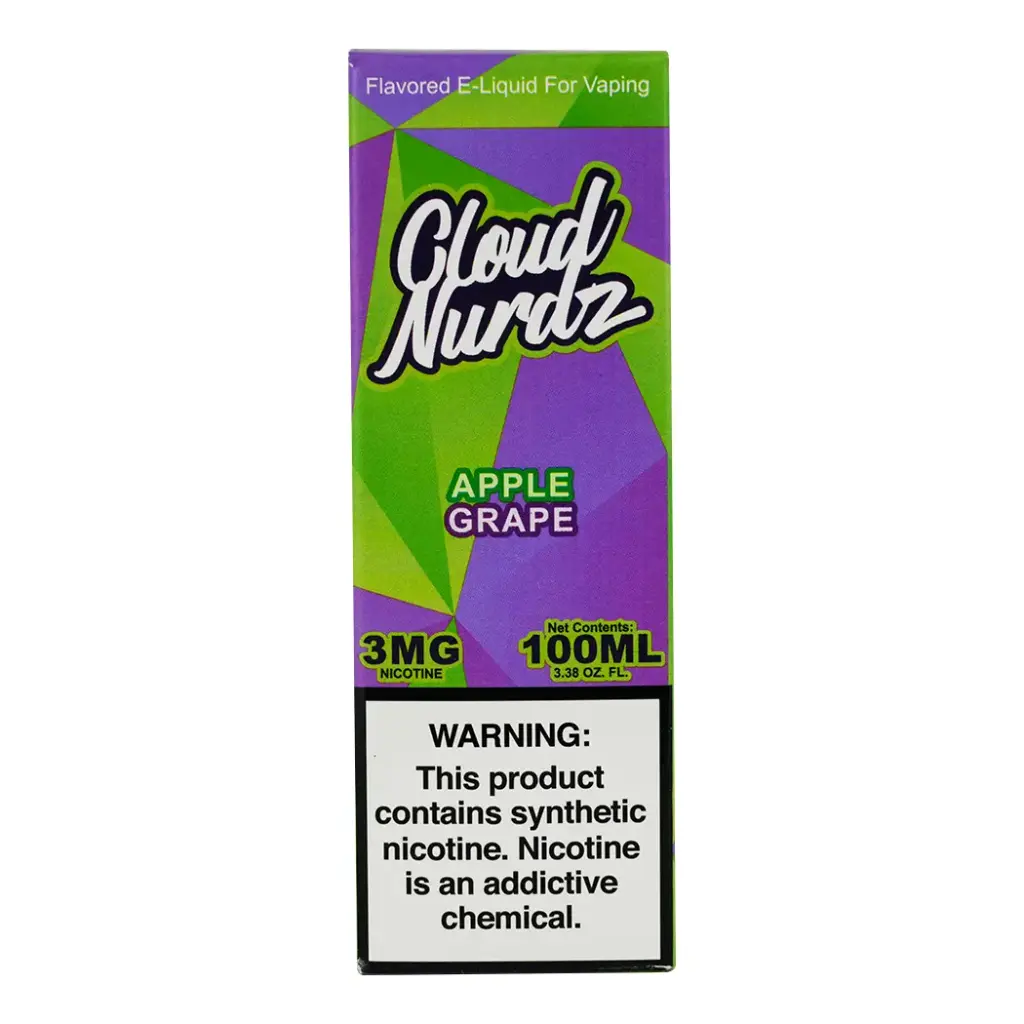 CLOUD NURDZ SYNTHETIC NICOTINE 100ML E-JUICE 3 MG