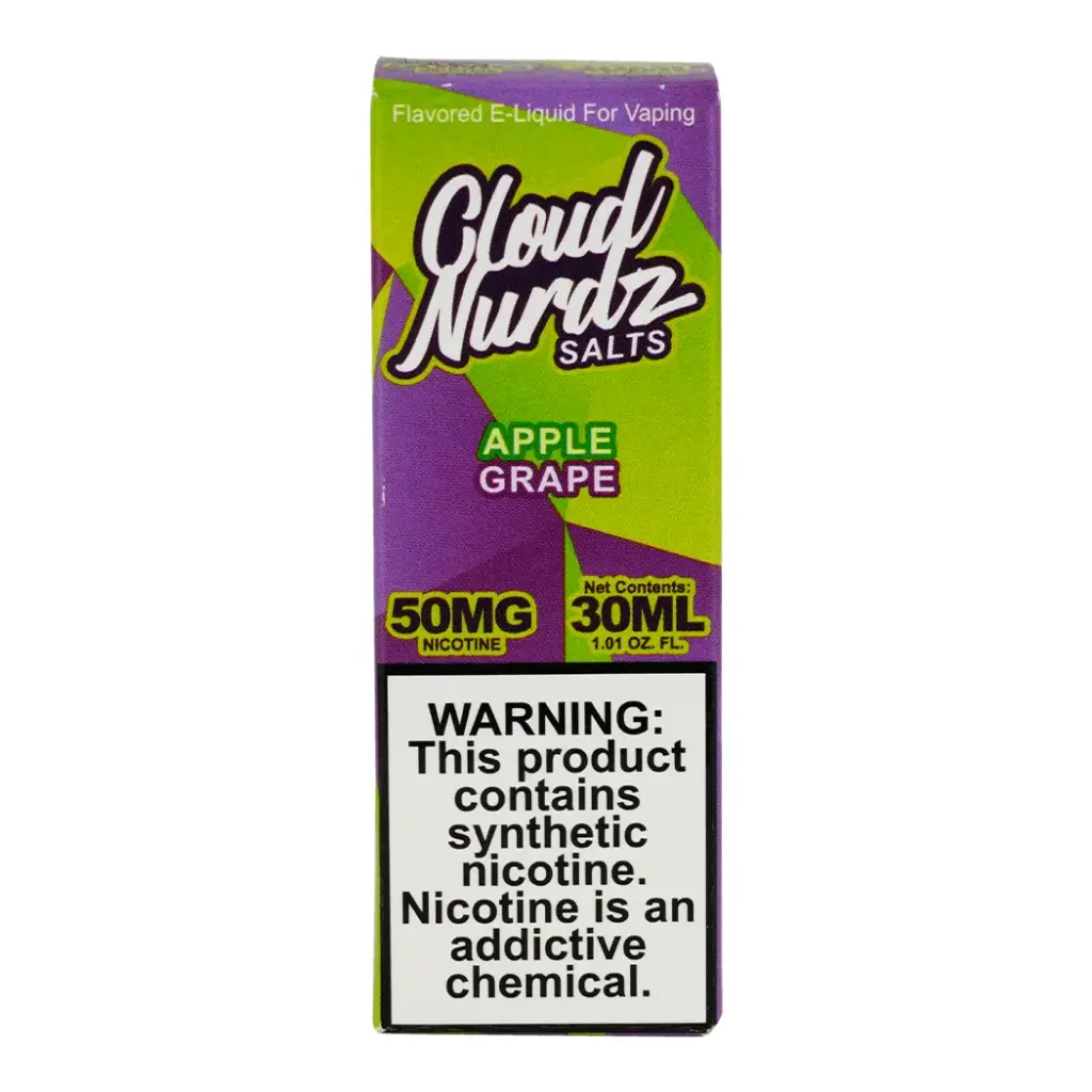 CLOUD NURDZ SALTS SYNTHETIC NICOTINE 30ML E-JUICE 50 MG