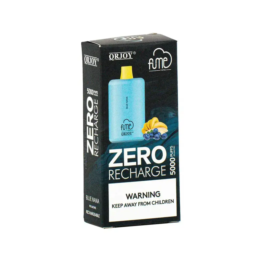FUME 10PK RECHARGE 0% BLUE NANA DISPOSABLE (5000)
