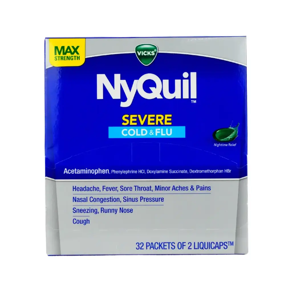 NYQUIL SEVER DISPENSER 32 X 2'S