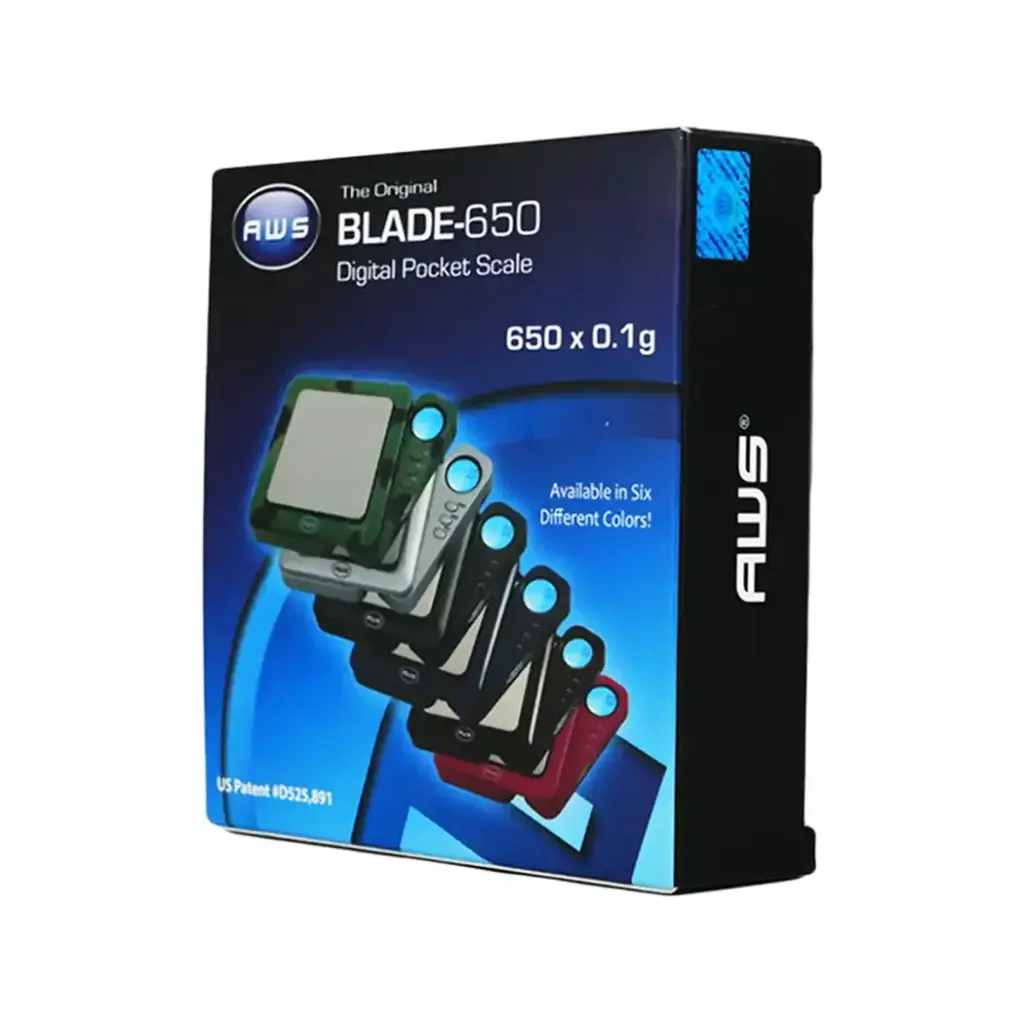 SCALE AWS BLADE-650 DIGITAL SCALE BLUE