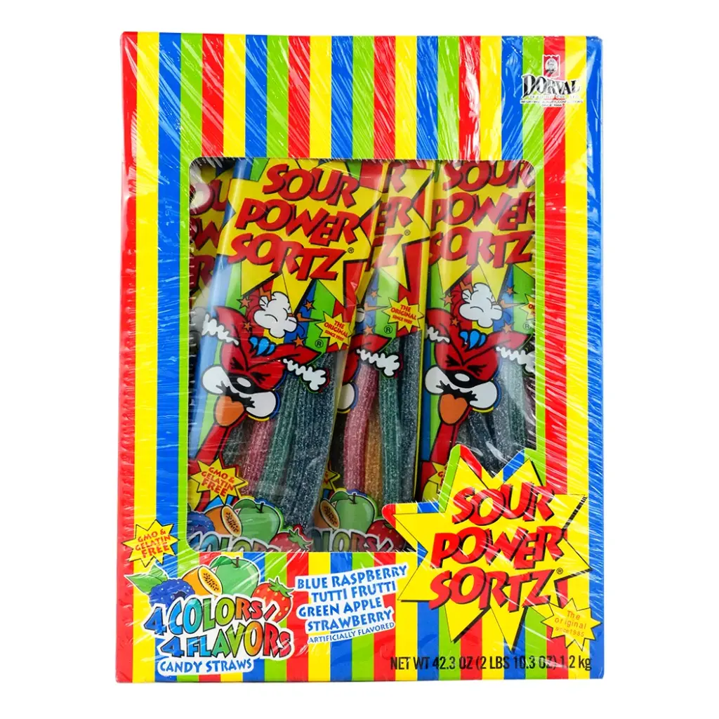 SOUR SUPER 24PK 4 COLOR 4 FLAVOR