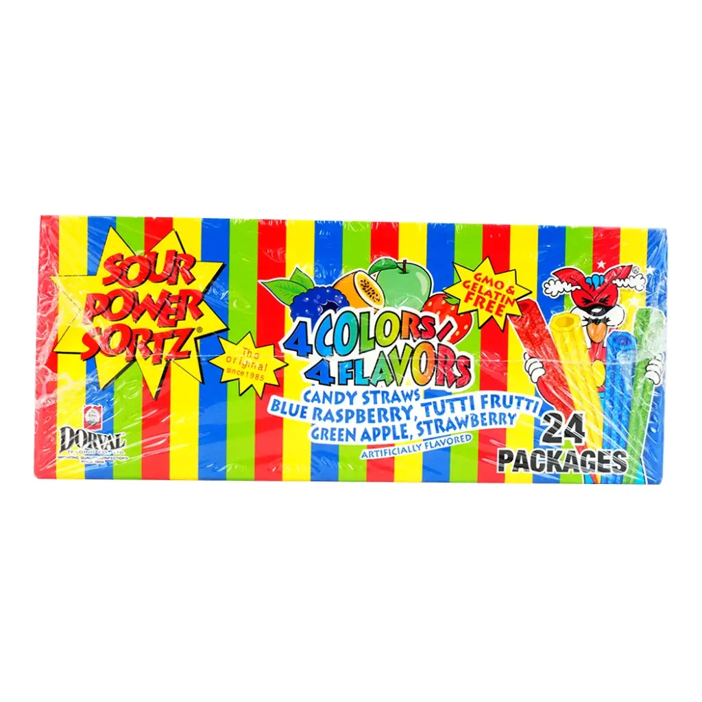 SOUR SUPER 24PK 4 COLOR 4 FLAVOR