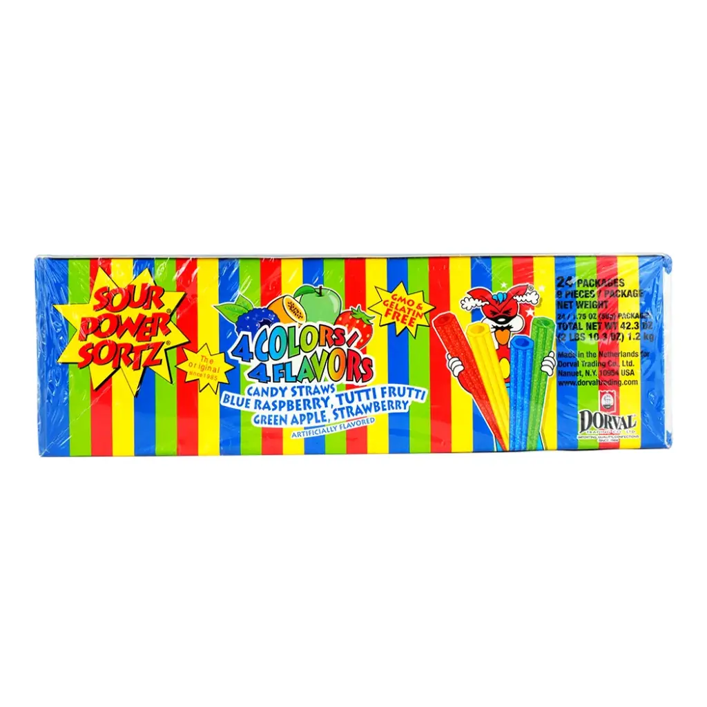 SOUR SUPER 24PK 4 COLOR 4 FLAVOR
