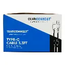 CLVR CONNECT TYPE C CABLE 3.3FT 6CT
