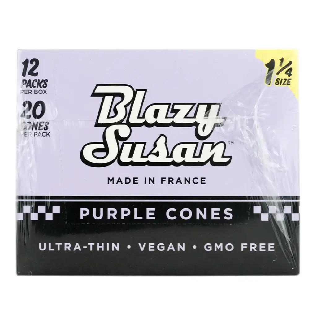 BLAZY CONE PURPLE 1 1/4 12 PACKS PER BOX