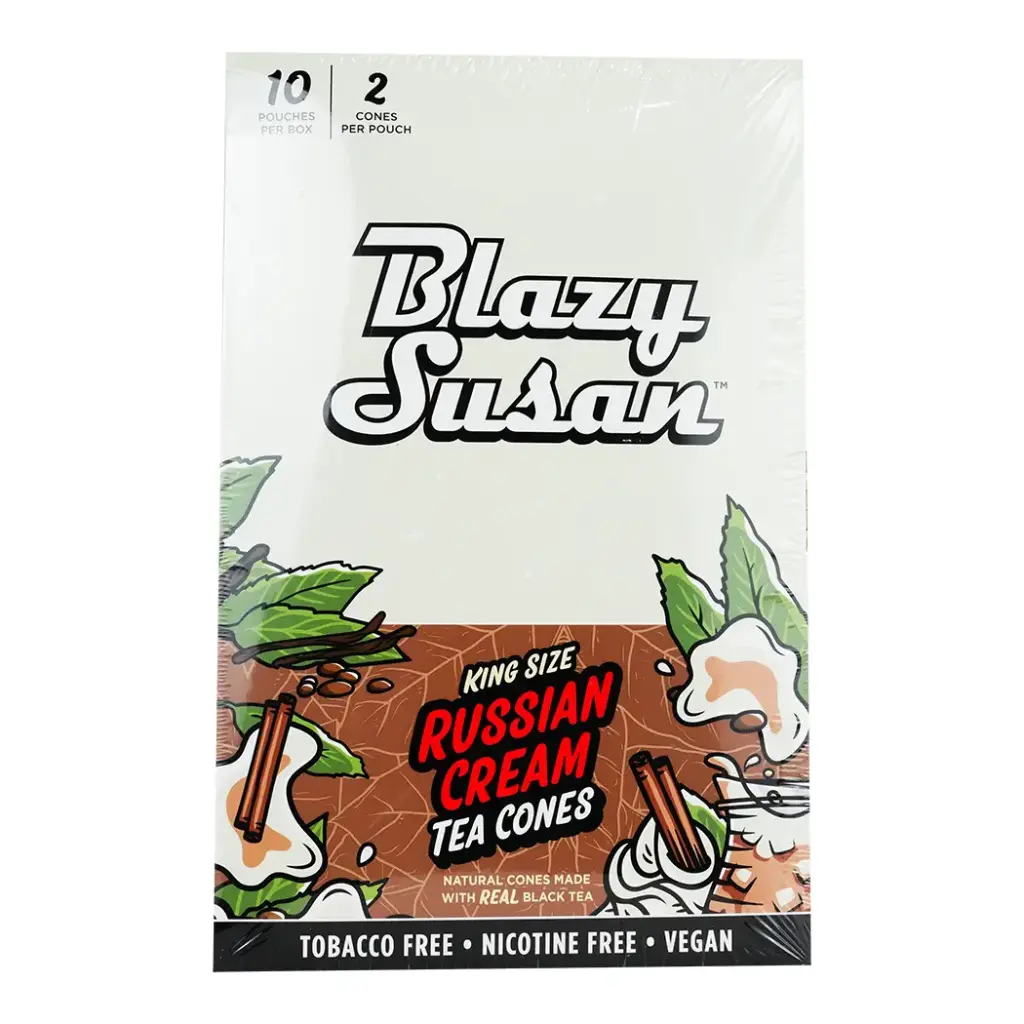 BLAZY KING SIZE RUSSIAN CREAM TEA CONE 10 PER BOX