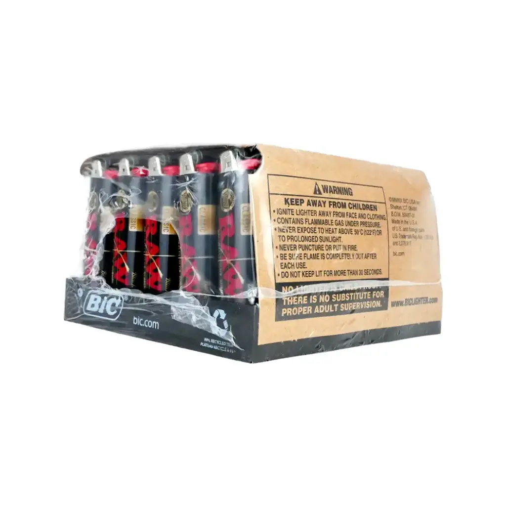 BIC PRINTED 50 CT RAW BLACK
