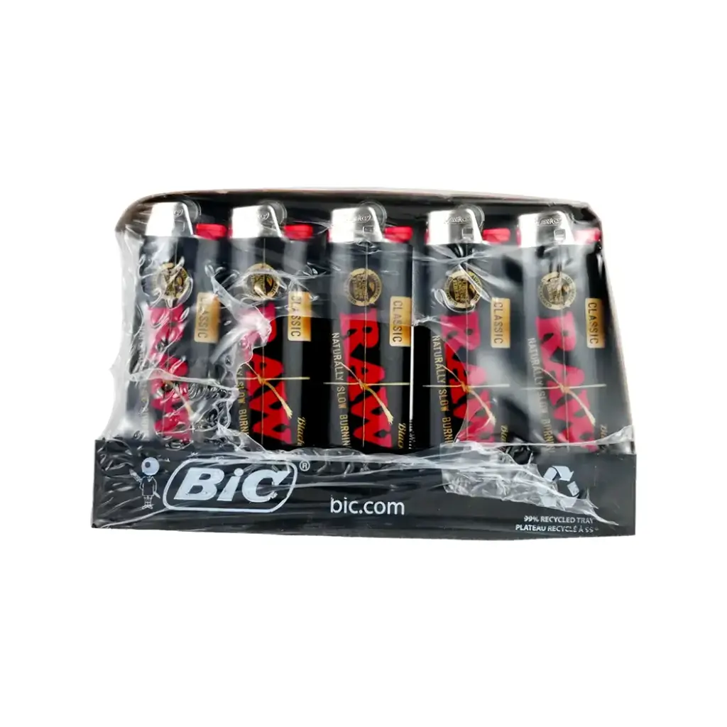 BIC PRINTED 50 CT RAW BLACK
