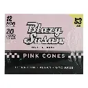 BLAZY CONE PINK 53MM 12 PACKS PER BOX