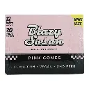 BLAZY CONE PINK KING SIZE 12 PACKS PER BOX