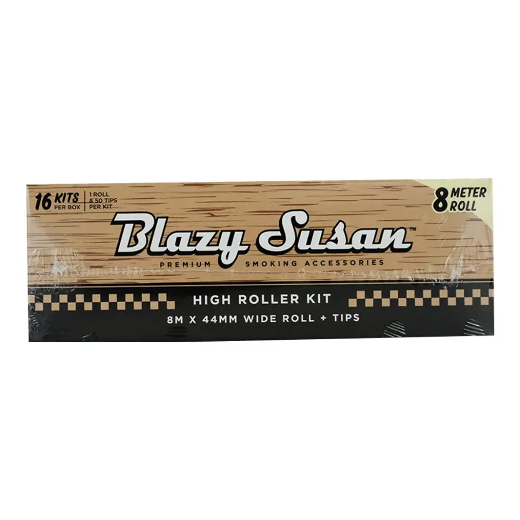 BLAZY TIPS UNBLEACHED 16 HIGH ROLLER KIT 8 METER ROLL