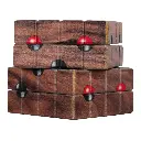 GRINDER 58MM 4 PARTS CUBE 1CT (GR219)