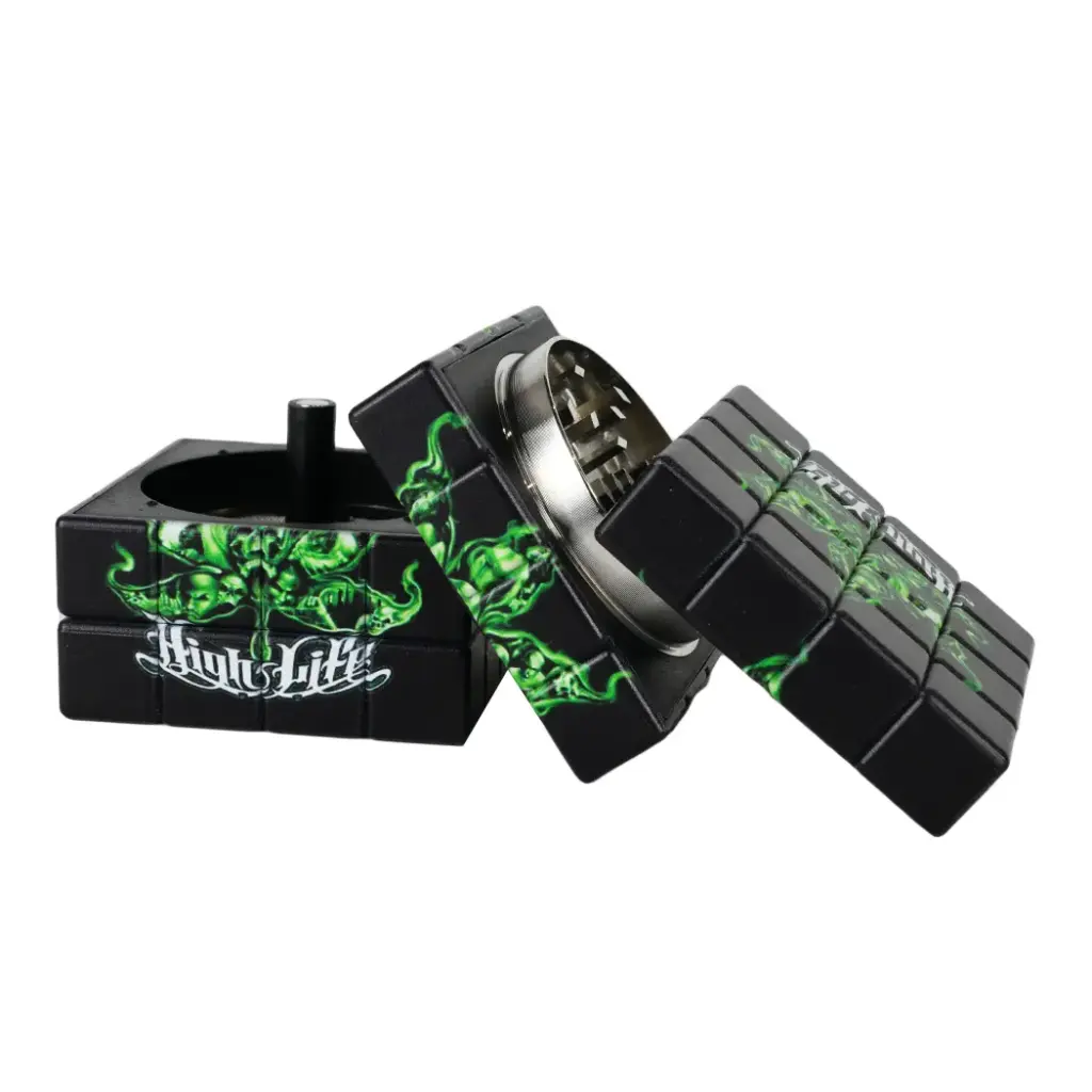 GRINDER RUBIK CUBE LEAF 4 PART