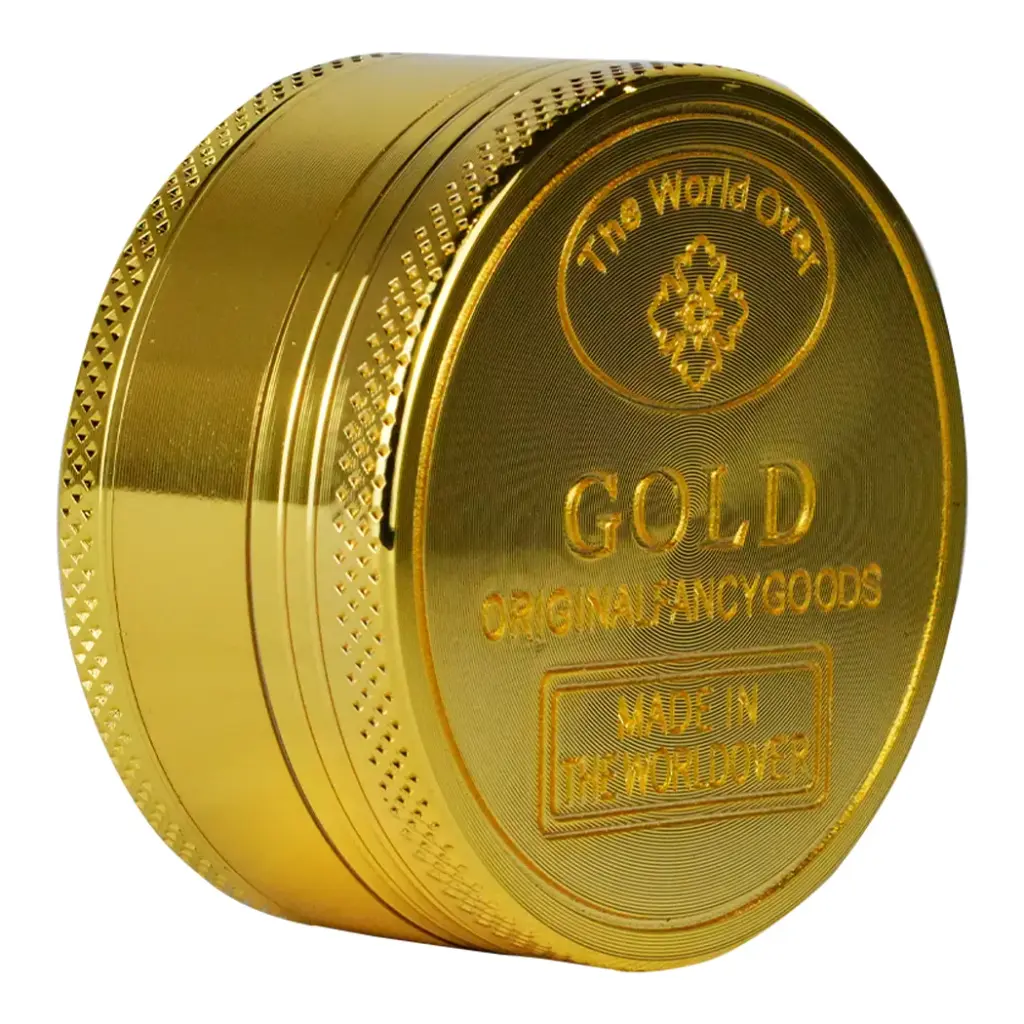 GRINDER (GR076) 50MM 3 PART WITH GOLD COINS