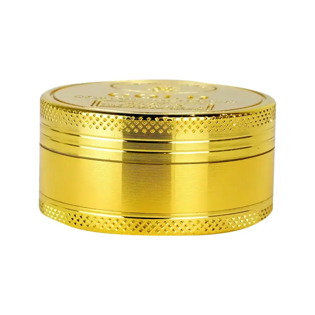 GRINDER (GR076) 50MM 3 PART WITH GOLD COINS