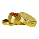 GRINDER (GR076) 50MM 3 PART WITH GOLD COINS