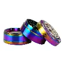 GRINDER (GR158-52RB) RAINBOW 3D TOP PATTERN 52MM