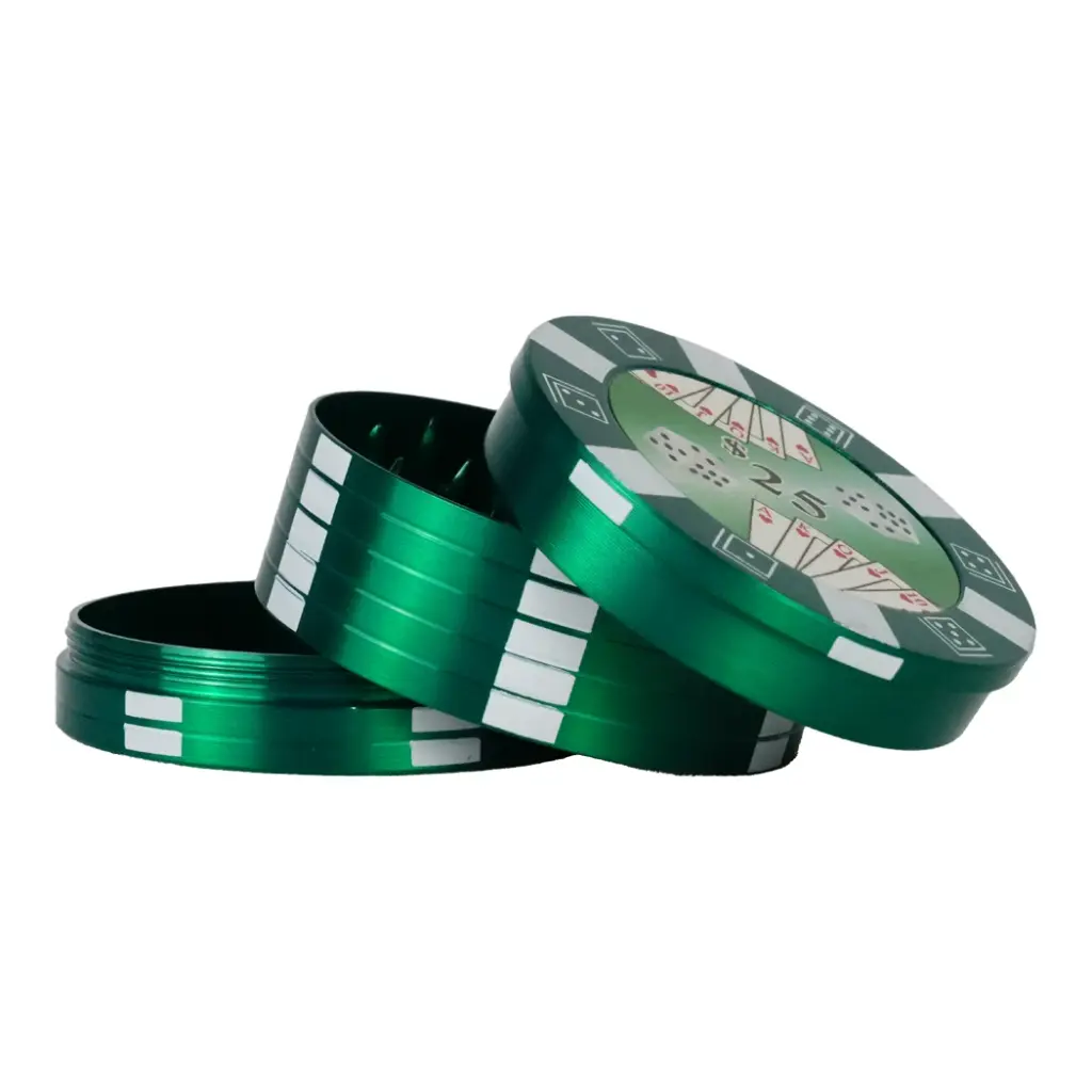 GRINDER(GR014-B) 51MM 3PART POKER ASSORTED DESIGN