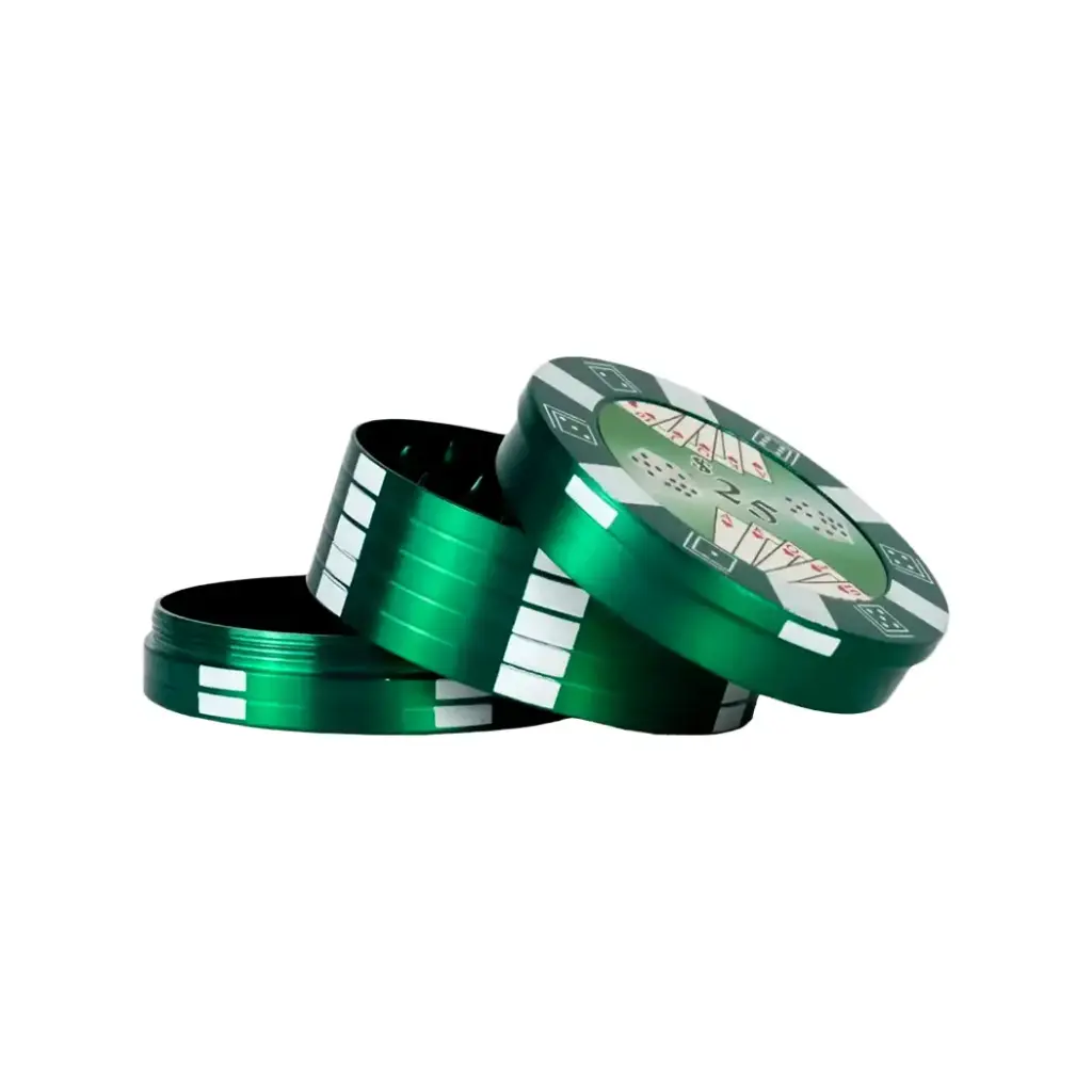 GRINDER(GR014-B) 51MM 3PART POKER ASSORTED DESIGN
