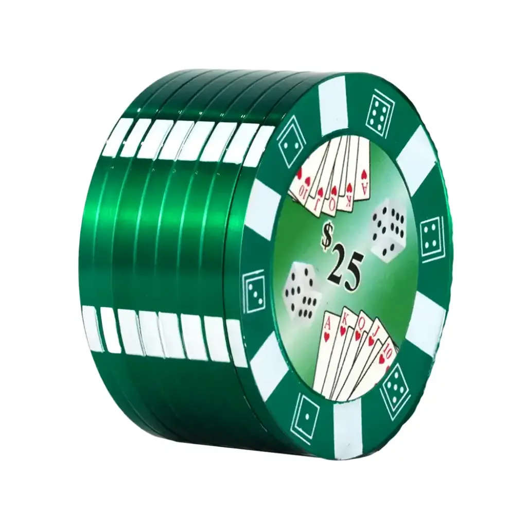GRINDER(GR014-B) 51MM 3PART POKER ASSORTED DESIGN