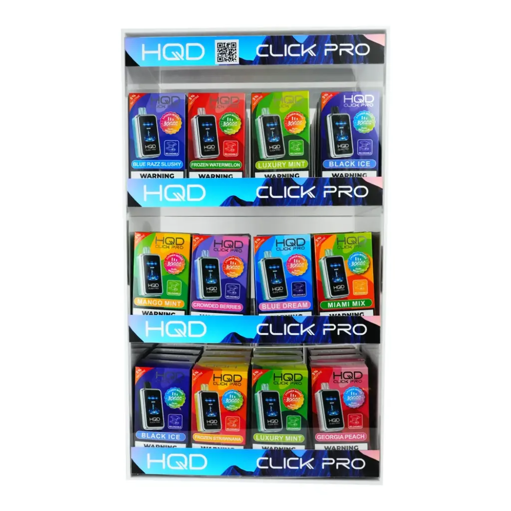 HQD CLICK PRO 30K PUFFS 60CT DISPLAY