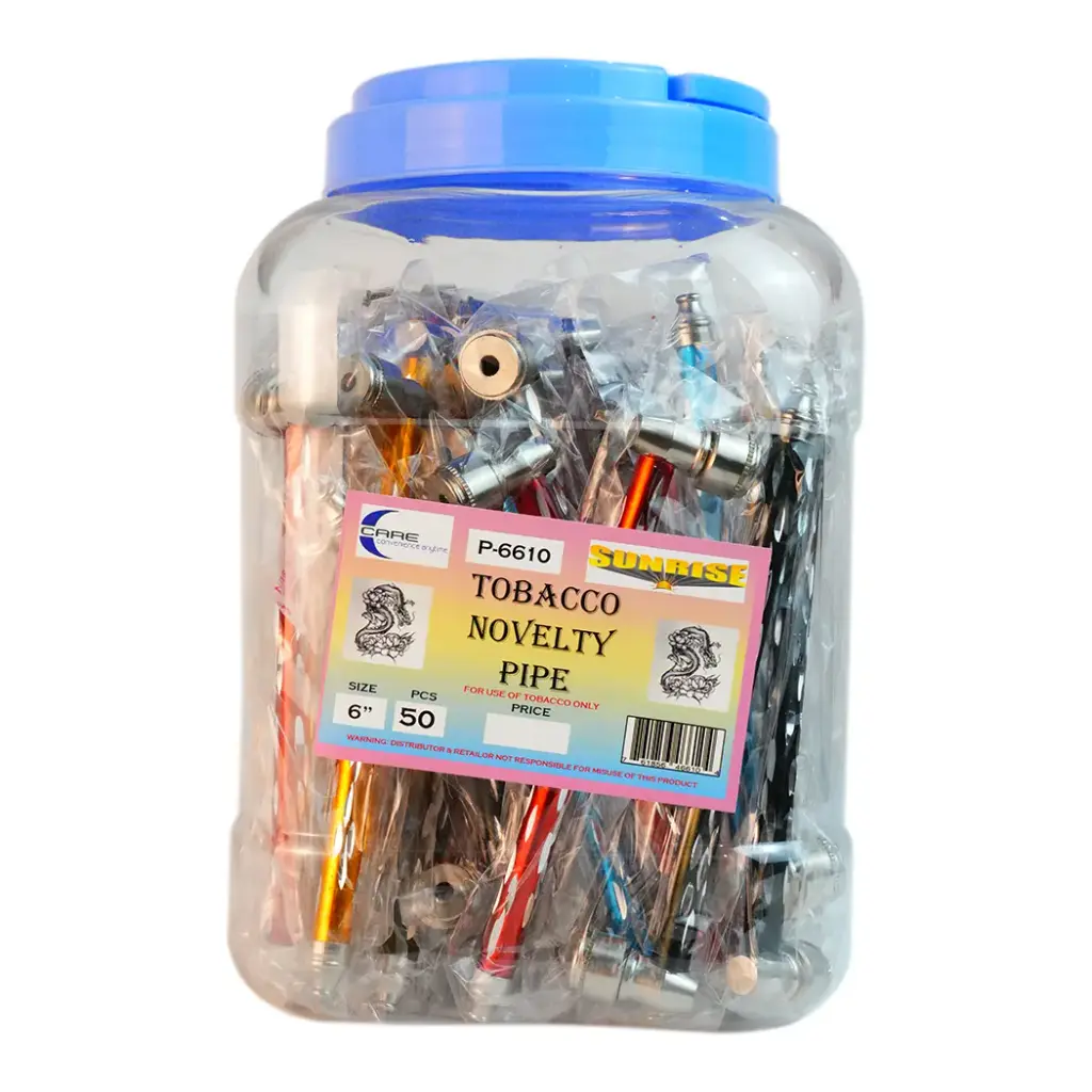 PIPE METAL 6INCH 50CT JAR
